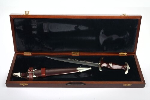 Mint Third Reich SA (Sturmabteilung) Dress Dagger by Adolf Volker, Schmalkalden,