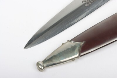 Mint Third Reich SA (Sturmabteilung) Dress Dagger by Adolf Volker, Schmalkalden, - 4