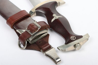 Mint Third Reich SA (Sturmabteilung) Dress Dagger by Adolf Volker, Schmalkalden, - 10