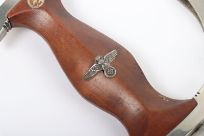 Third Reich SA (Sturmabteilung) Dress Dagger with Rare SA Vertical Dagger Hanger by Anton Wingen Jnr - 8
