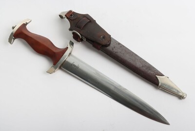 Third Reich SA (Sturmabteilung) Dress Dagger with Rare SA Vertical Dagger Hanger by Anton Wingen Jnr - 10