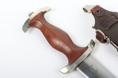 Third Reich SA (Sturmabteilung) Dress Dagger with Rare SA Vertical Dagger Hanger by Anton Wingen Jnr - 11