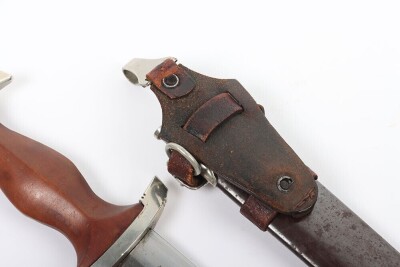 Third Reich SA (Sturmabteilung) Dress Dagger with Rare SA Vertical Dagger Hanger by Anton Wingen Jnr - 12