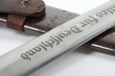 Third Reich SA (Sturmabteilung) Dress Dagger with Rare SA Vertical Dagger Hanger by Anton Wingen Jnr - 16