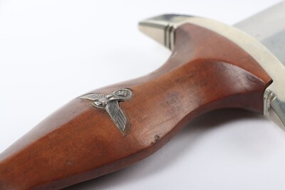 Third Reich SA (Sturmabteilung) Dress Dagger with Rare SA Vertical Dagger Hanger by Anton Wingen Jnr - 19