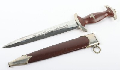 Third Reich SA (Sturmabteilung) Dagger with Unit Engraved Blade, - 5