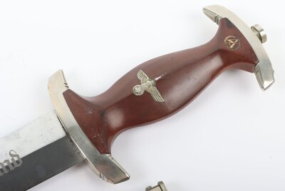 Third Reich SA (Sturmabteilung) Dagger with Unit Engraved Blade, - 6