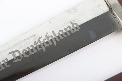 Third Reich SA (Sturmabteilung) Dagger with Unit Engraved Blade, - 9