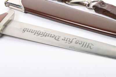 Third Reich SA (Sturmabteilung) Dress Dagger by G Felix Gloriawerk, Solingen - 6