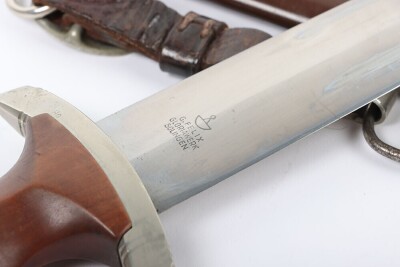 Third Reich SA (Sturmabteilung) Dress Dagger by G Felix Gloriawerk, Solingen - 11