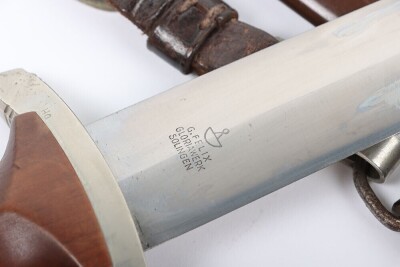 Third Reich SA (Sturmabteilung) Dress Dagger by G Felix Gloriawerk, Solingen - 12