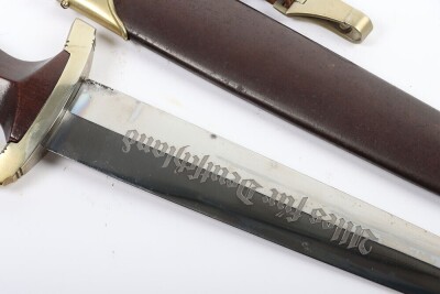 Third Reich SA (Sturmabteilung) Dress Dagger by Tiger, Solingen, - 5