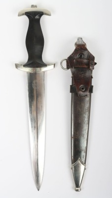 Third Reich SS (Schutzstaffel) Mans Dagger by Gottlieb Hammesfahr, Solingen, - 3