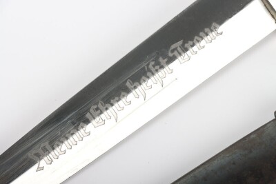 Third Reich SS (Schutzstaffel) Mans Dagger by Gottlieb Hammesfahr, Solingen, - 5