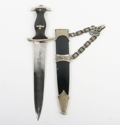 Third Reich SS (Schutzstaffel) Officers Chained Dress Dagger