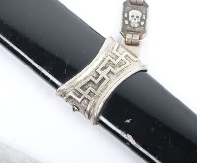 Third Reich SS (Schutzstaffel) Officers Chained Dress Dagger - 11