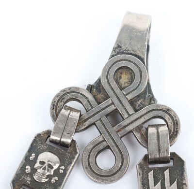 Third Reich SS (Schutzstaffel) Officers Chained Dress Dagger - 17