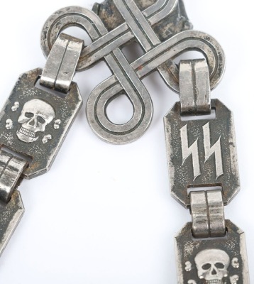 Third Reich SS (Schutzstaffel) Officers Chained Dress Dagger - 18