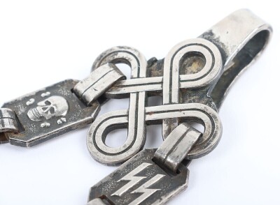 Third Reich SS (Schutzstaffel) Officers Chained Dress Dagger - 23