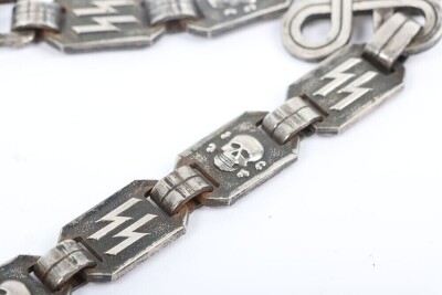 Third Reich SS (Schutzstaffel) Officers Chained Dress Dagger - 24