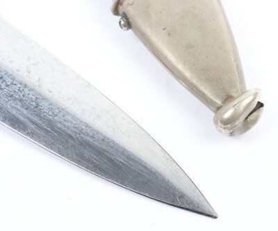Third Reich SS (Schutzstaffel) Officers Chained Dress Dagger - 26