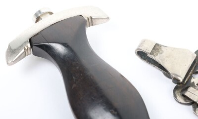 Third Reich SS (Schutzstaffel) Officers Chained Dress Dagger - 28