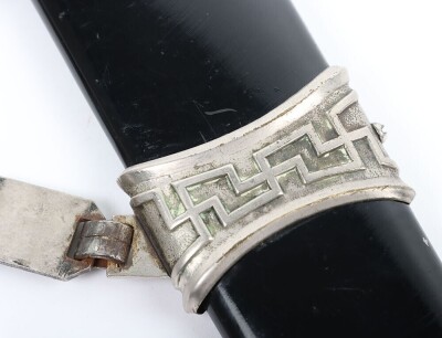 Third Reich SS (Schutzstaffel) Officers Chained Dress Dagger - 34