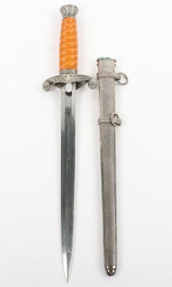 WW2 German Army (Heer) Officers Dress Dagger by Paul Seilheimer, Solingen,