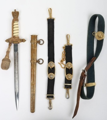 Rare WW2 German Navy Dagger Set by Puma, Solingen,