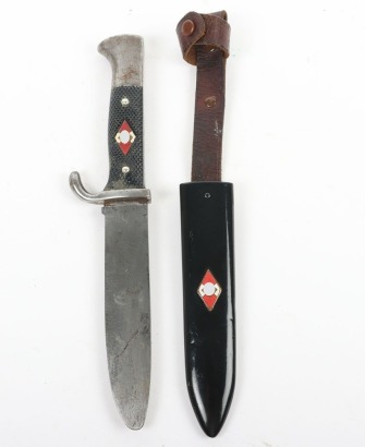 Third Reich Hitler Youth (Hitlerjugend) Boys Dagger by Max Weyersberg, Solingen,