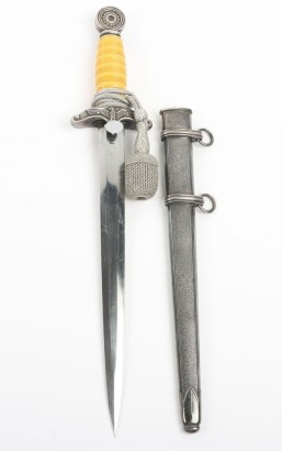 Rare Third Reich TENO (Technische Nothilfe) Officers Dress Dagger by Carl Eickhorn, Solingen,