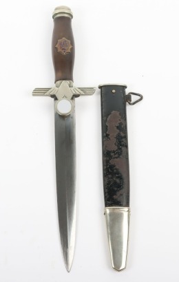Third Reich 1st Model RLB (Reichsluftschutzbund) Enlisted Mans Dress Dagger by E & F Horster, Solingen