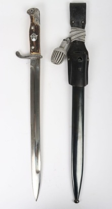 Rare Early SS (Schutzstaffel) Police Conversion Bayonet,