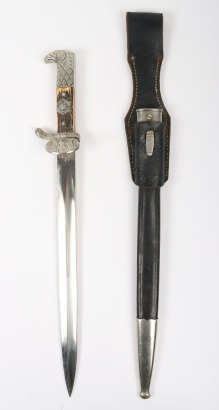 Rare Feldjagerkorps Police Clamshell Bayonet