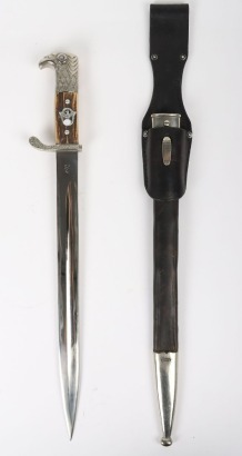 WW2 German Police Bayonet by WKC, Solingen,