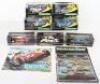 Seven boxed Scalextric racing cars