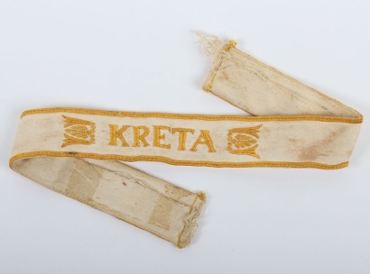 WW2 German Kreta Campaign Cuff Title