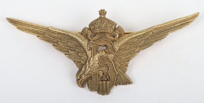 WW2 Axis Forces Bulgarian Pilot Badge.