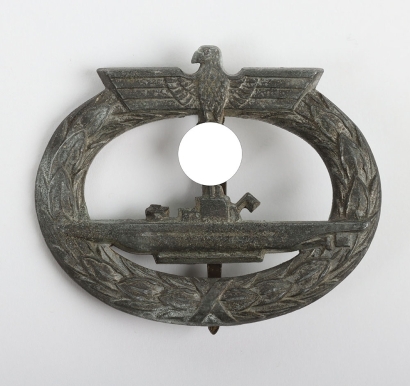 WW2 German Kriegsmarine U-boat War Badge by Unknown Maker
