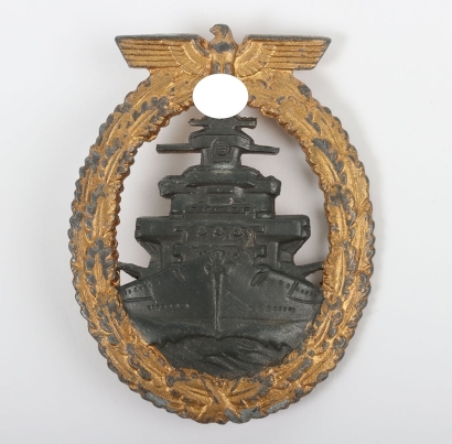 WW2 German Kriegsmarine High Seas Fleet Badge by Friedrich Orth