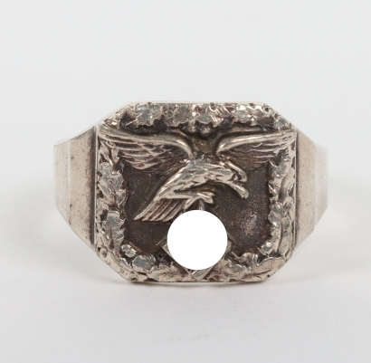 WW2 German Luftwaffe Pilots Finger Ring
