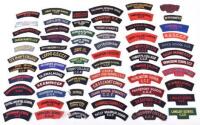 Quantity of Schools and Cadet Force Cloth Shoulder Titles