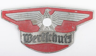 Third Reich Werkschutz Gorget by H. Aurich, Dresden