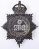 Metropolitan Police Helmet Plate &rsquo;C &rsquo; Division Mayfair and Soho&nbsp;Kings crown