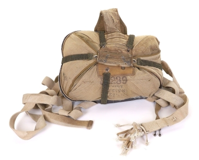 WW2 German Luftwaffe RH 12B Back Type Parachute and Harness