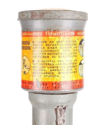 Rare WW2 German Luftwaffe Sea Bailout Survival Signal Torch / Lamp - 3