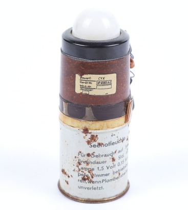 Rare WW2 German Luftwaffe Distress Light for Aircrew Ditched in the Sea