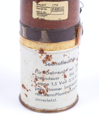 Rare WW2 German Luftwaffe Distress Light for Aircrew Ditched in the Sea - 2