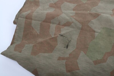 WW2 German Splinter Pattern Camouflaged Poncho, - 6