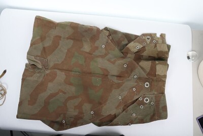 WW2 German Splinter Pattern Camouflaged Poncho, - 8